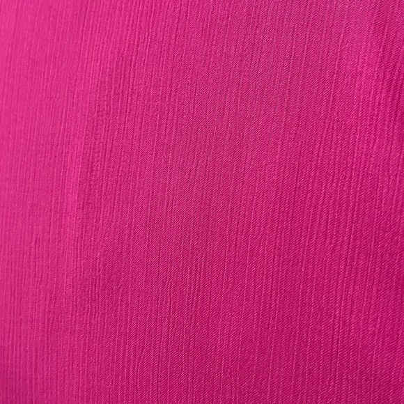 V Cristina Woman's Blouse Size‎ L Fuchsia Ruffle Blouse Romantic Barbie Feminine - Picture 8 of 10